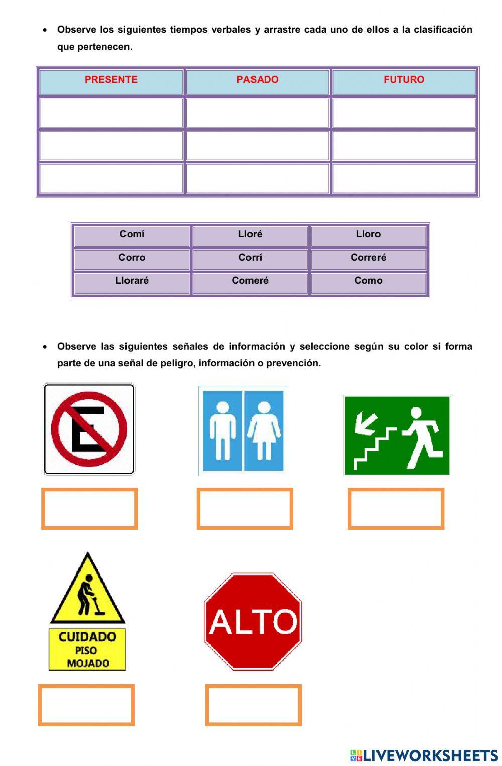 Señales de información