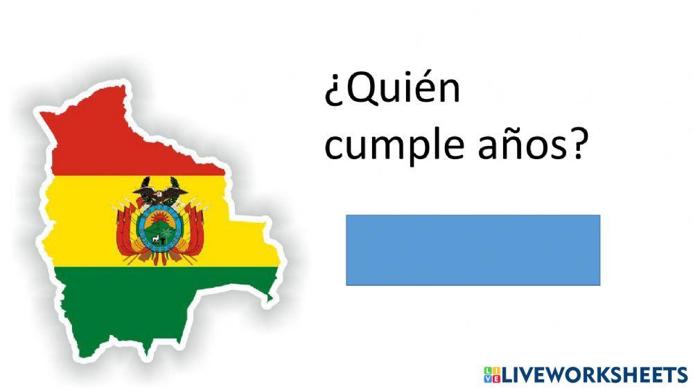 Aniversario de Bolivia