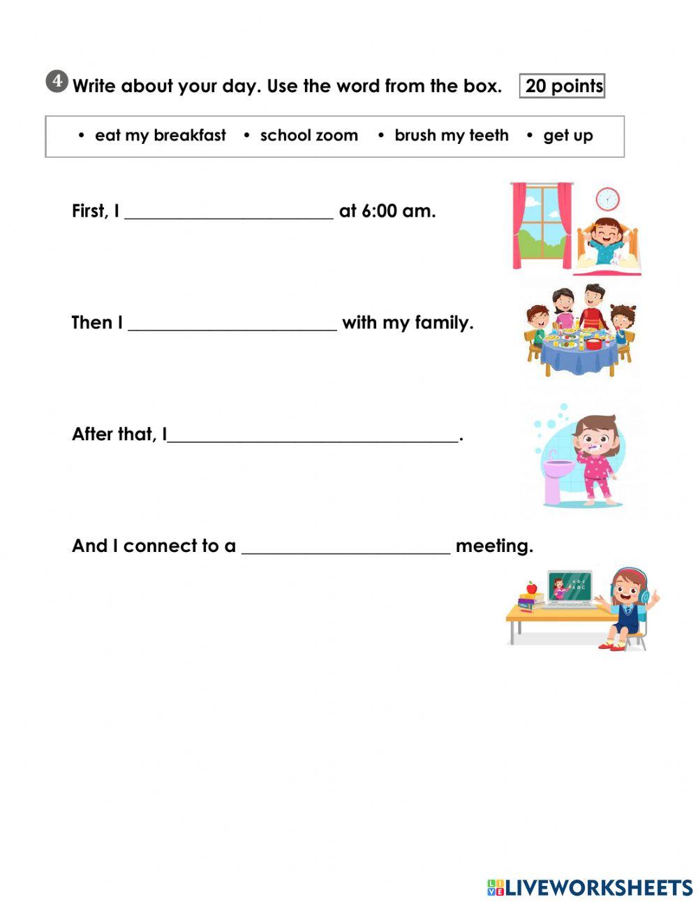 Language Arts Test Unit 12.