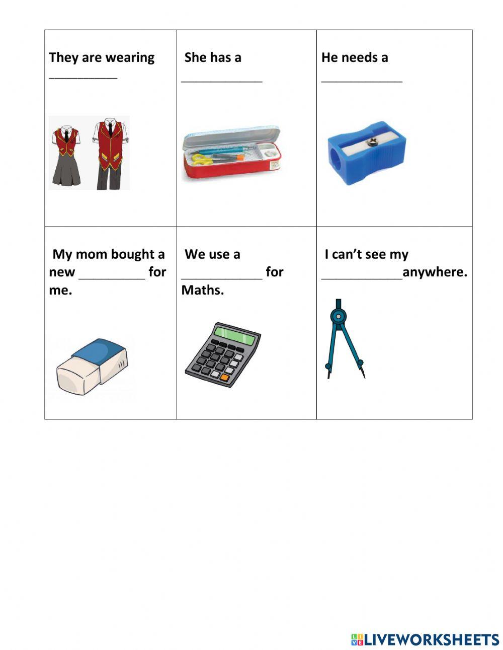 Vocabulary Unit 1 English 6 Global Success