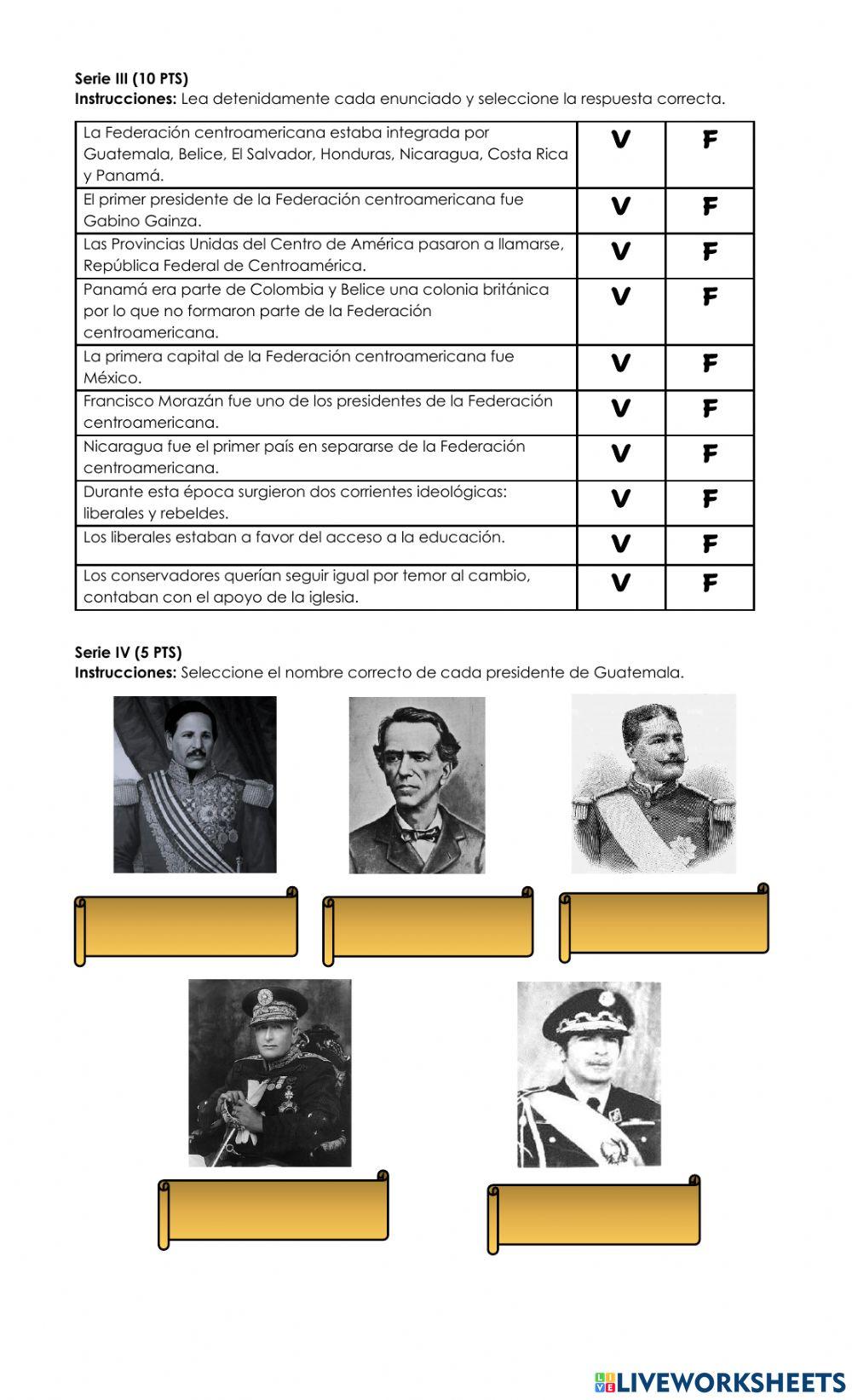 Evaluación Sociales 4to.