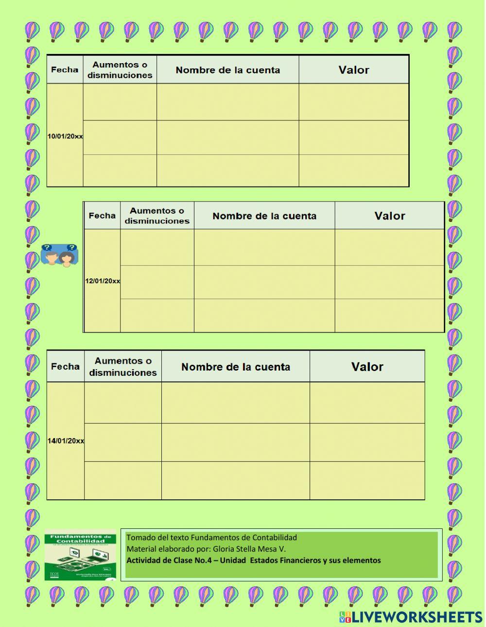 Clase 4 - Libro Diario y estado de situación financiera  (ejercicio 12 Pág.. 93)