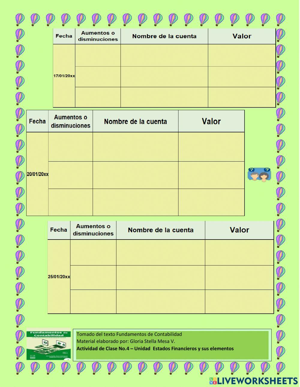 Clase 4 - Libro Diario y estado de situación financiera  (ejercicio 12 Pág.. 93)