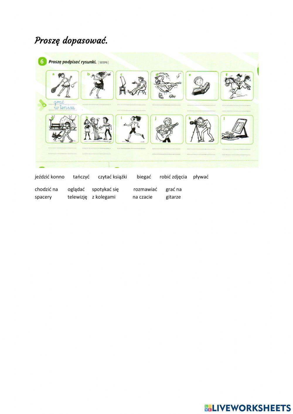 Wolny czas - dopasowanie