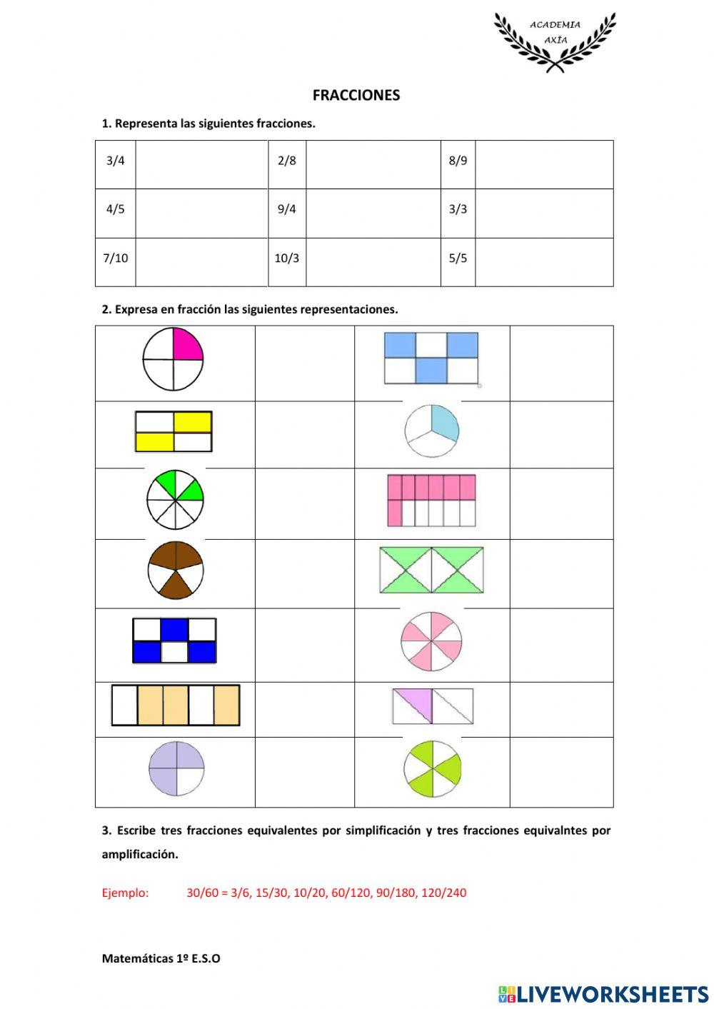 Maqueta Creativa para Representar Fracciones en Matemáticas, image size:1000x1413