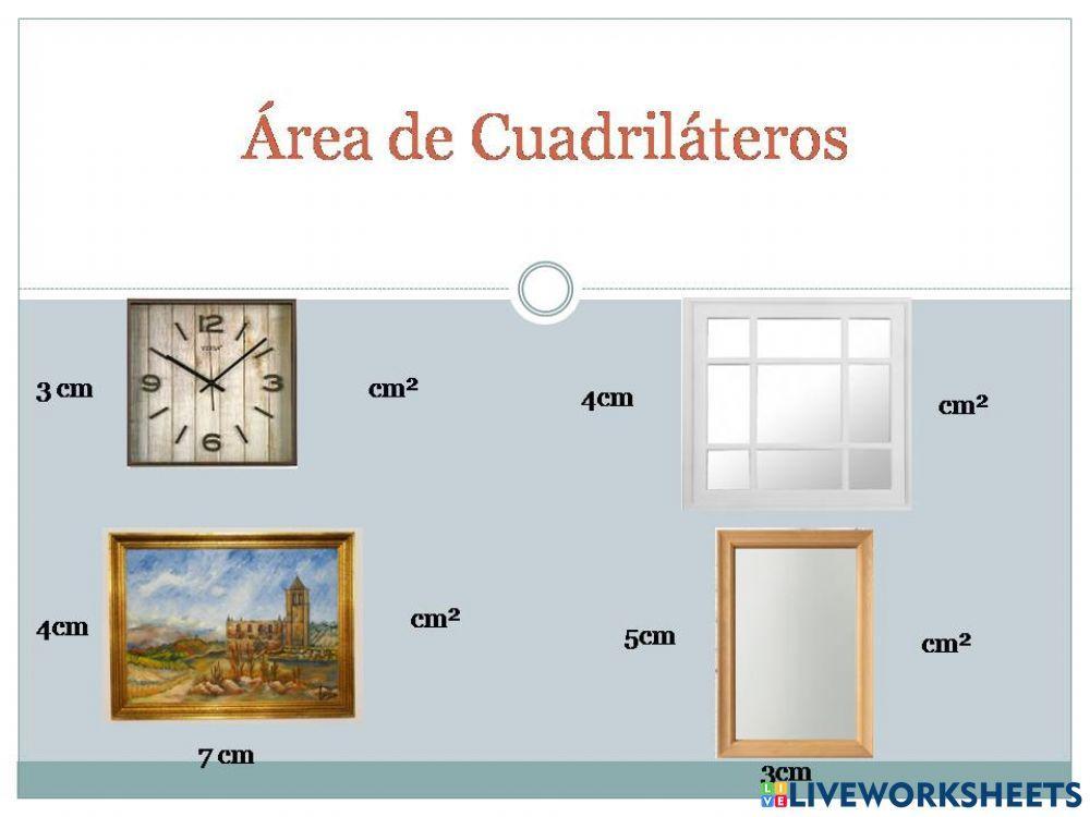 Area de cuadrilateros