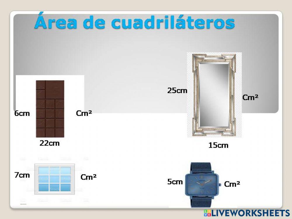 Area de cuadrilateros