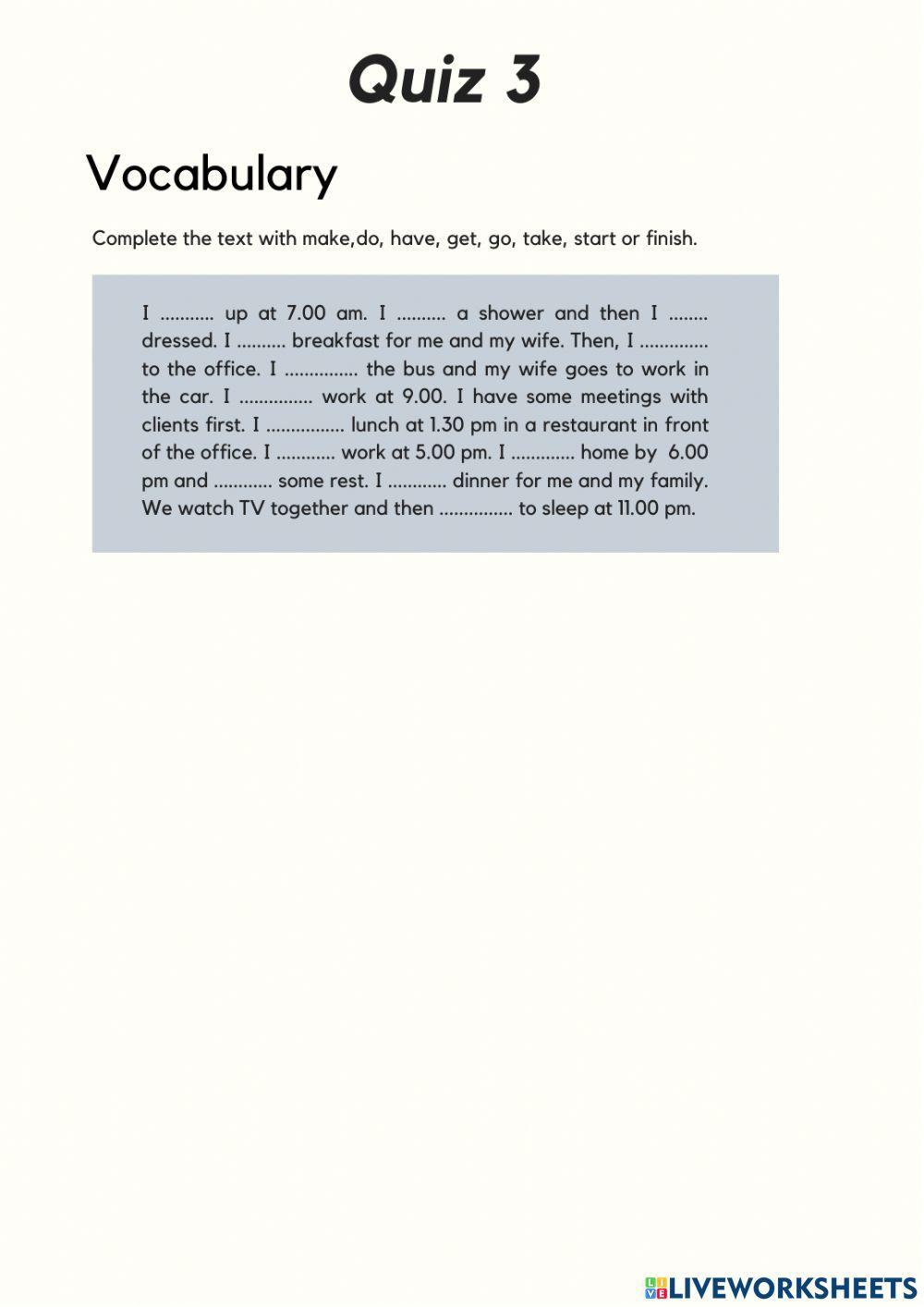 Time expressions- Adverbs of Frequency