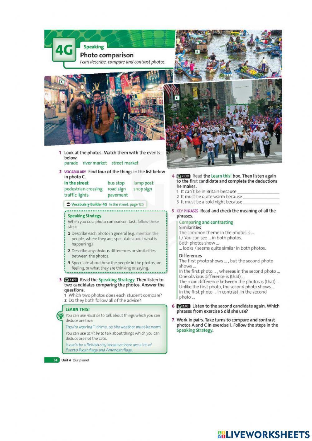 Describe picture compare and contract stur