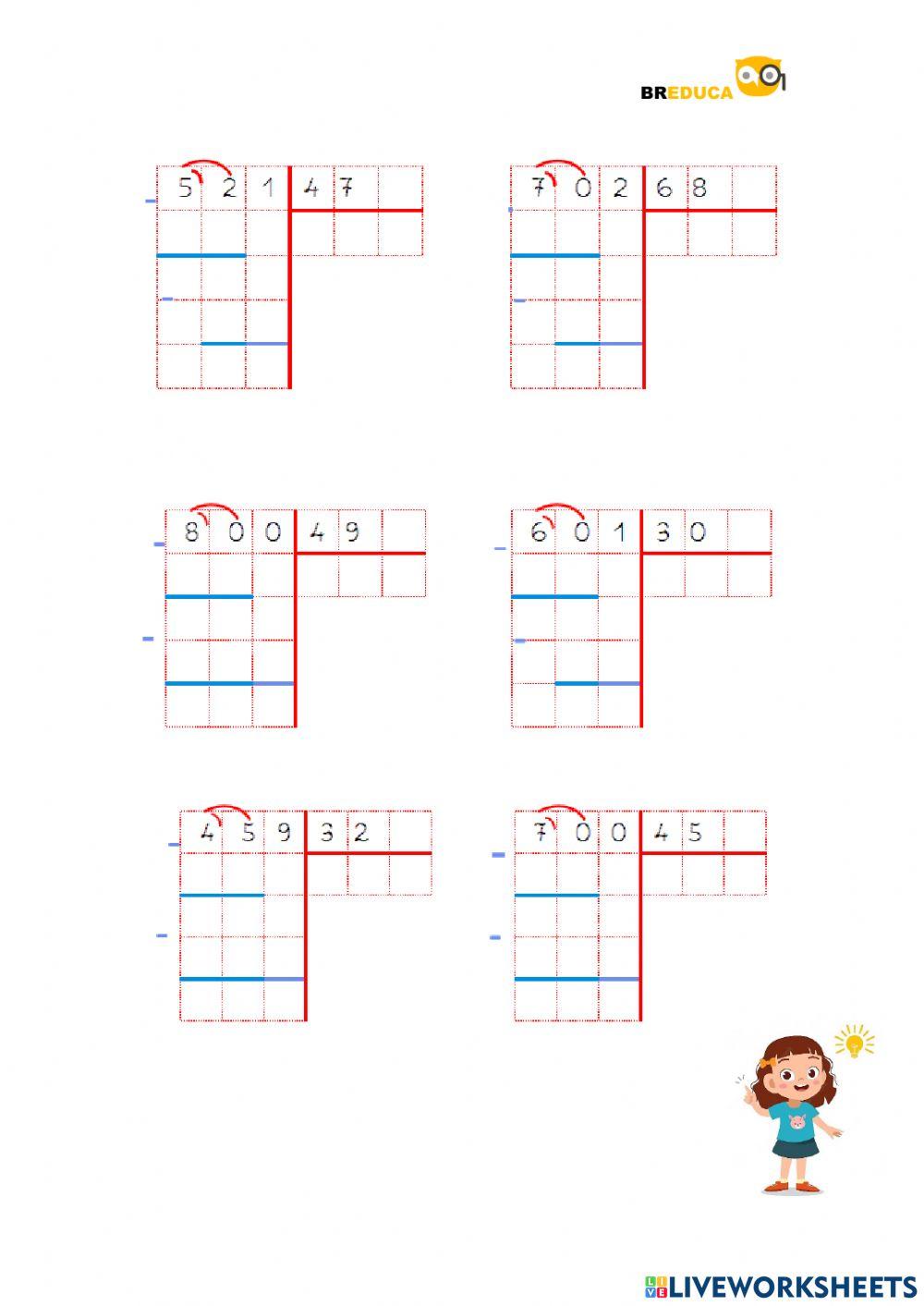Divisiones de 2 cifras