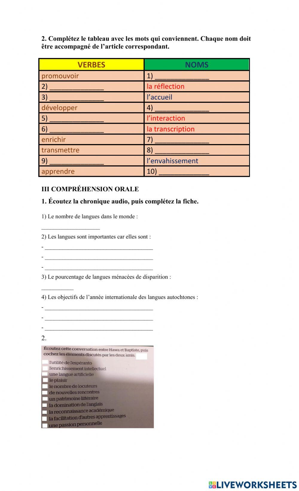 B1.1 Épreuve Unité 3