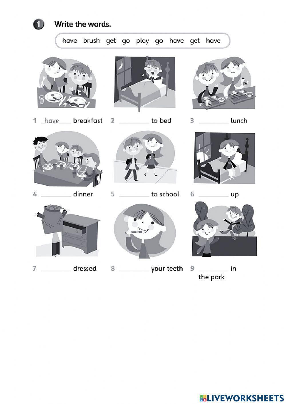 Super Minds 2 Workbook Unit 1 page 10