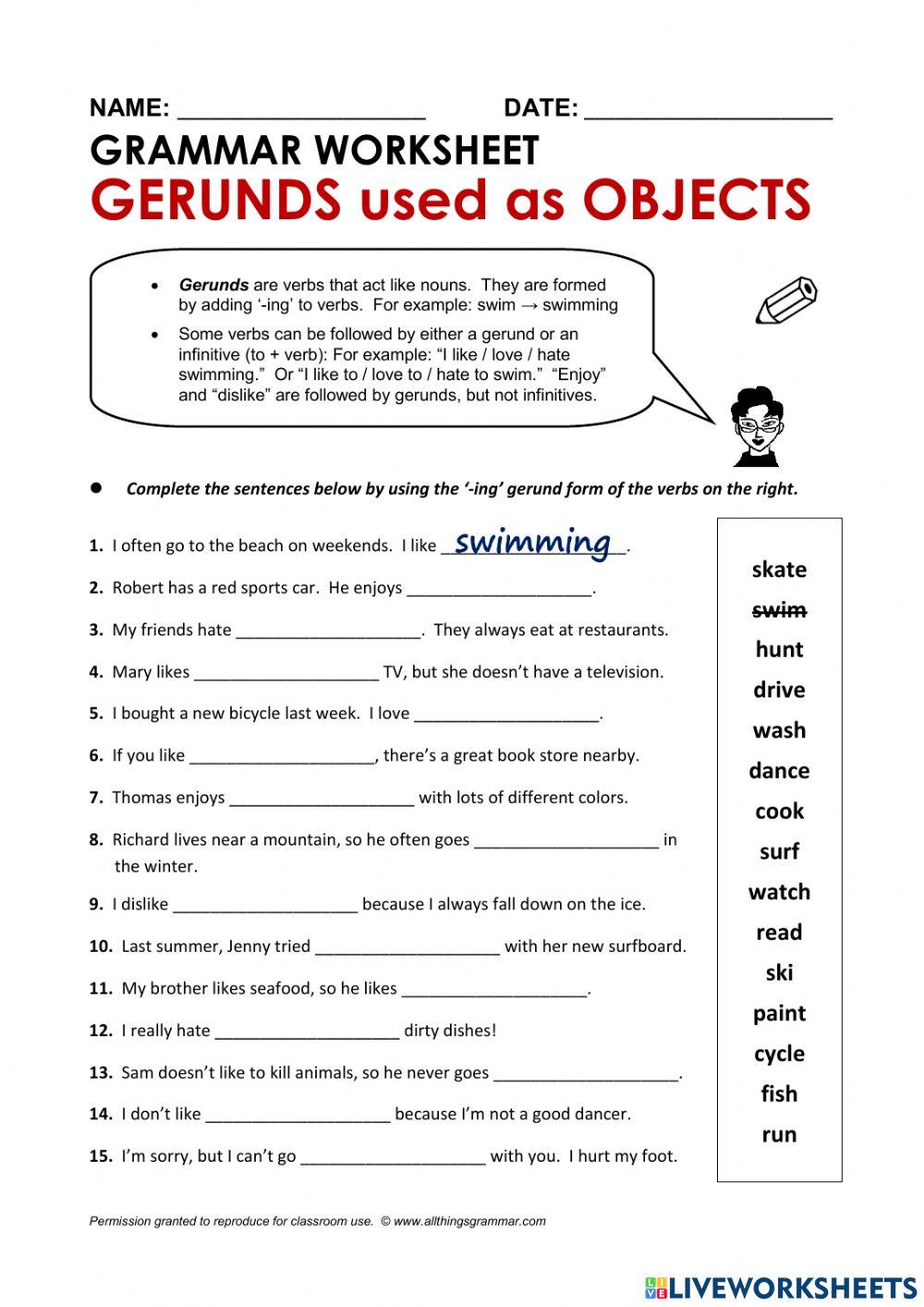 Gerunds