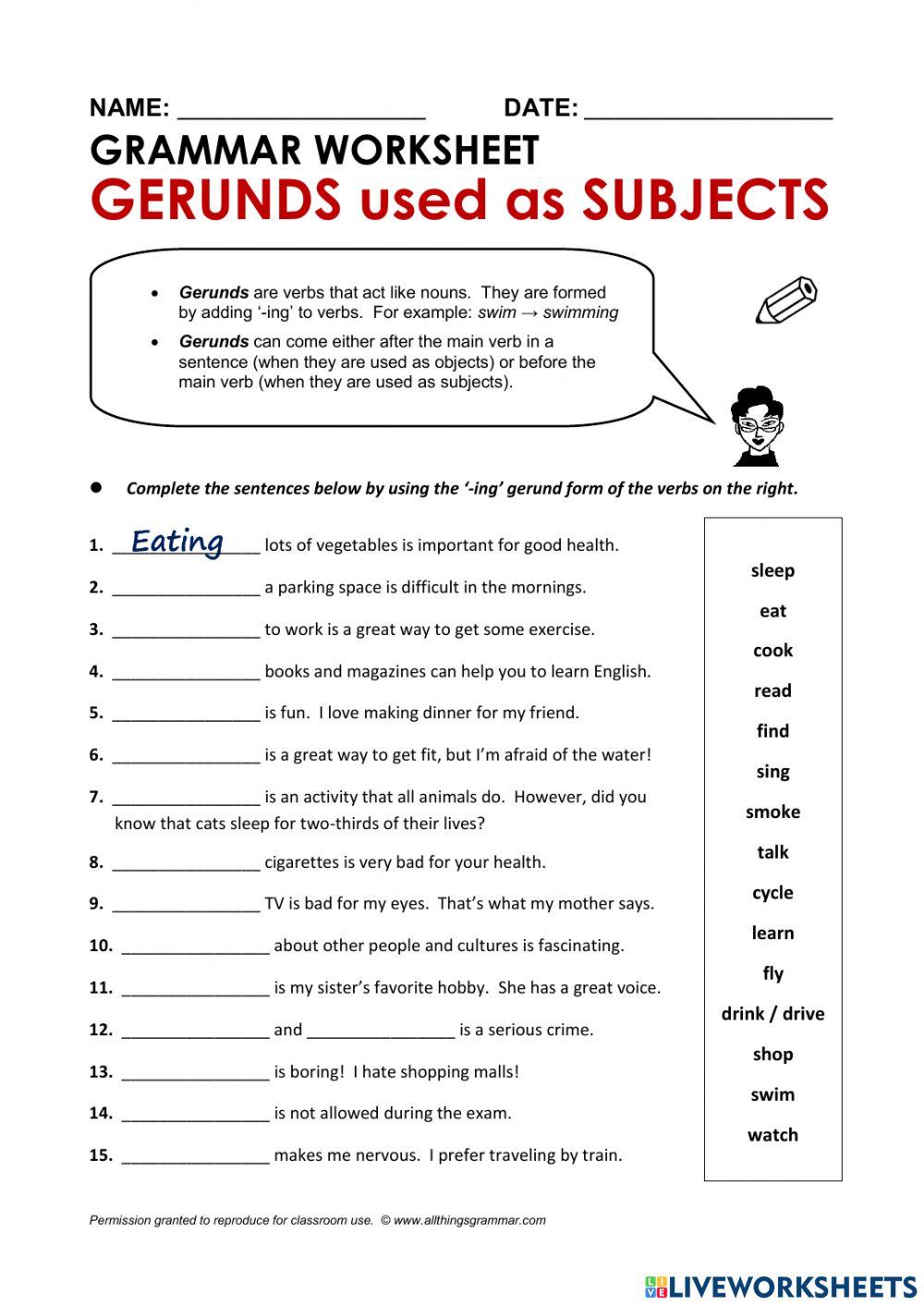 Gerunds