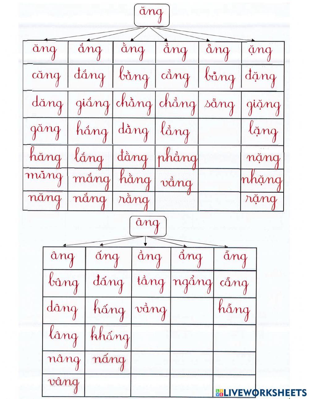 Tiếng Việt 1 - Tuần 15