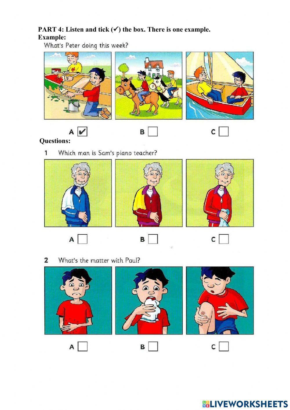 Idict 2 - Unit 2 - Listening test