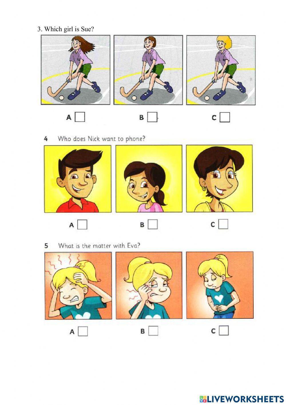 Idict 2 - Unit 2 - Listening test