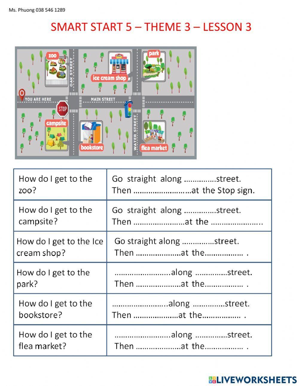 Smart start g5 - theme 3 - lesson 3