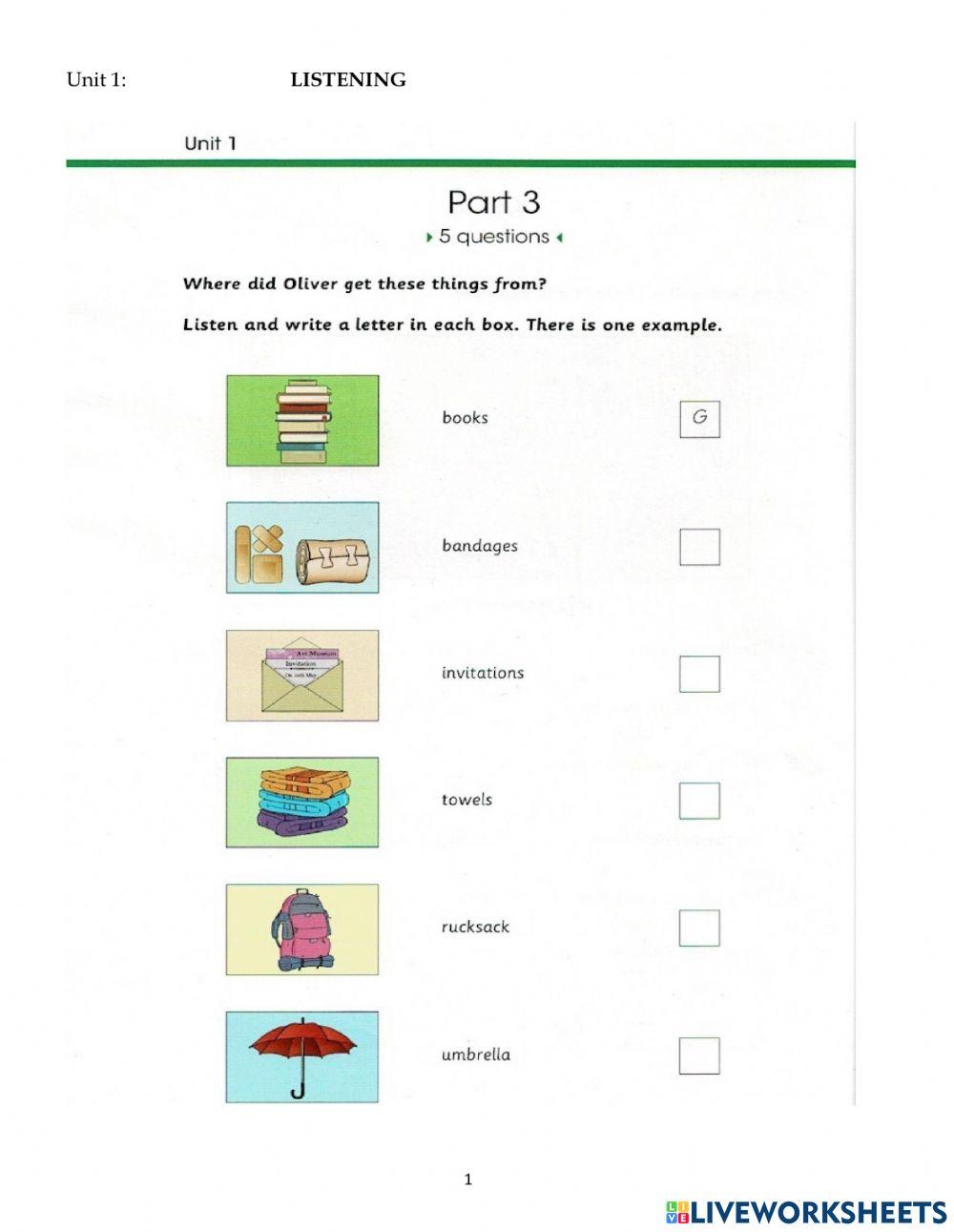 Skills builder flyers 1 - Unit 1- L