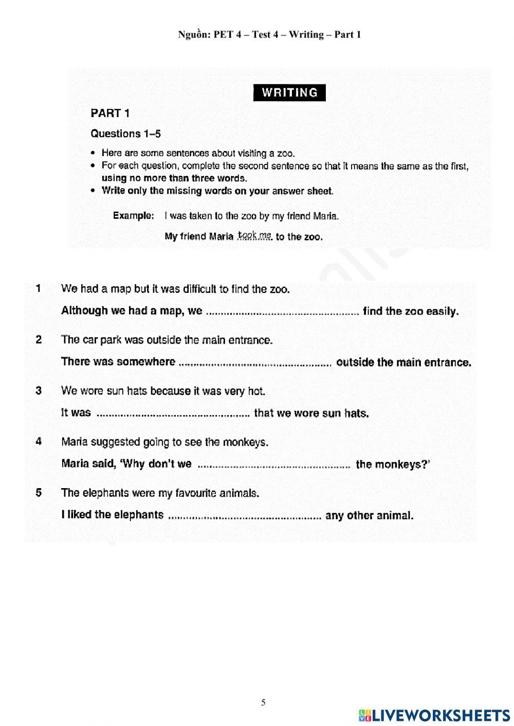 Foreign Teacher-GOLDA2+-CambridgePractice-VOCAB