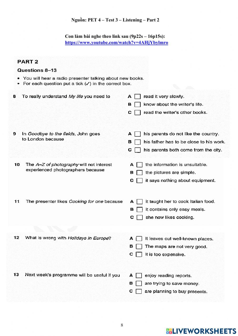 Foreign Teacher-GOLDA2+-CambridgePractice-VOCAB
