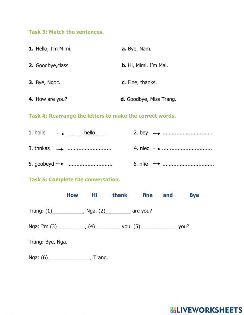 Unit 1 - lesson 2 - English 3