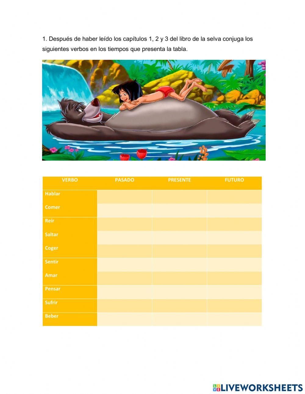 Conjugación de verbos