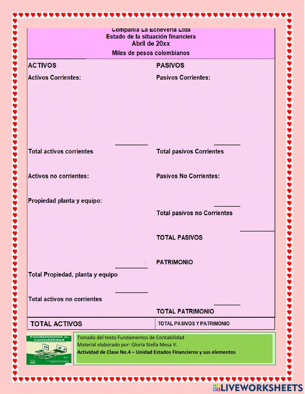 Clase 4 - Libro Diario y estado de situación financiera  (ejercicio 11 Pág.. 92)