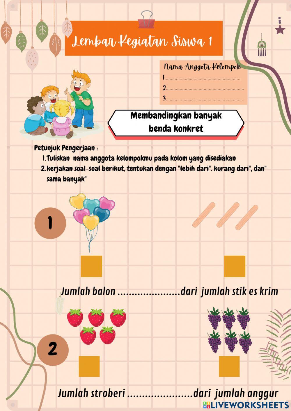 Membandingkan bilangan