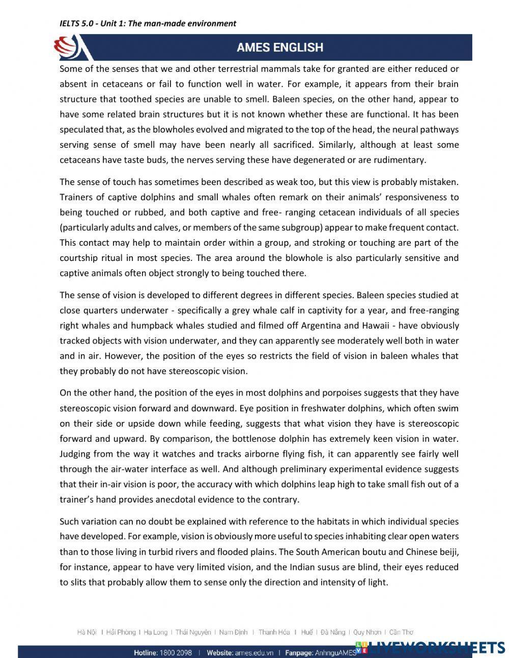 Mindset 2 - Unit 1 - Reading B