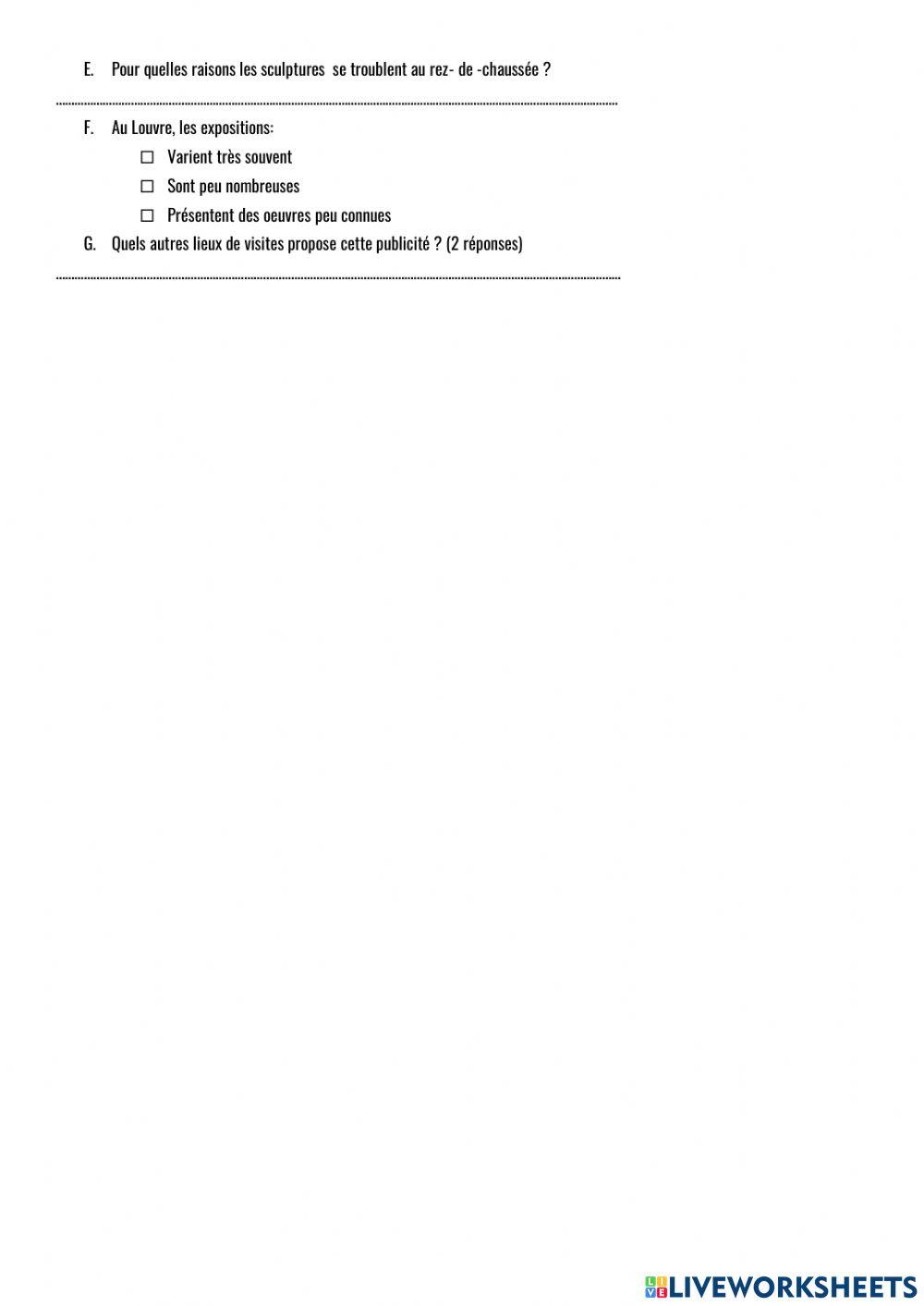 Contrôle continu niveau 6