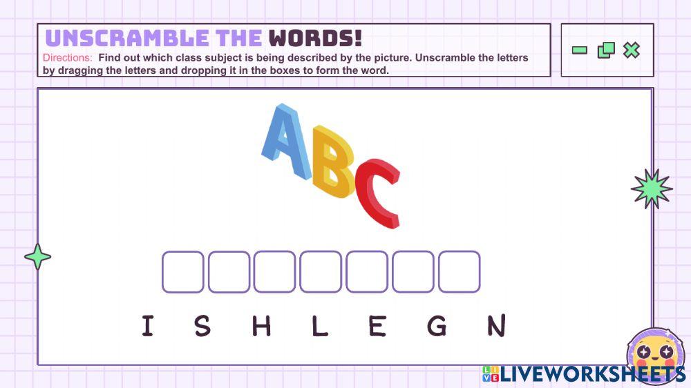 ATIS Liveworksheet Demo