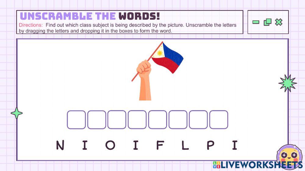 ATIS Liveworksheet Demo