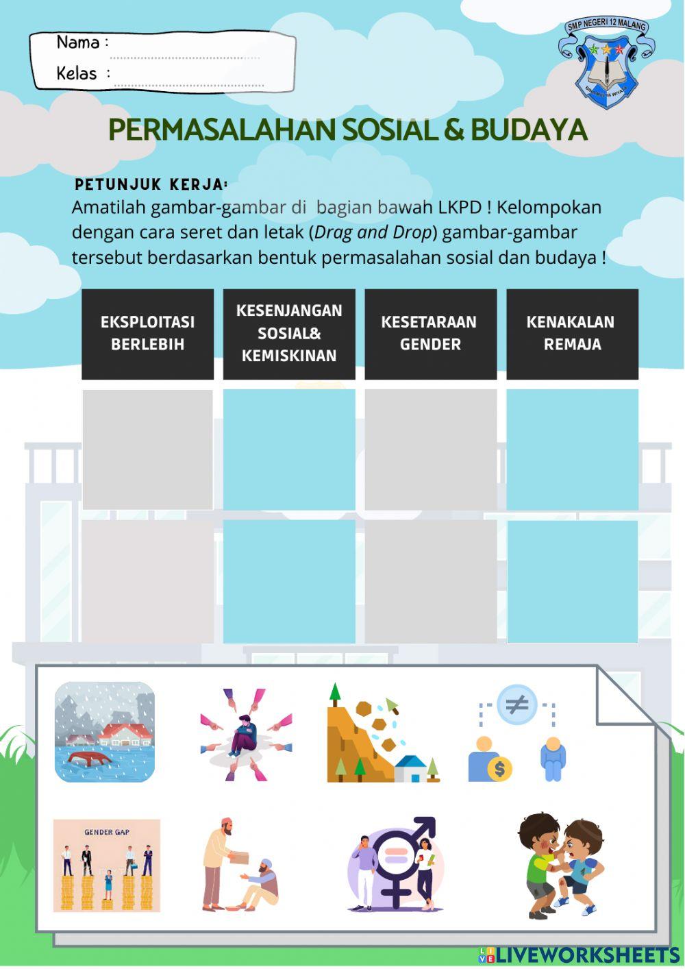 Masalah Sosial dan Kebudayaan