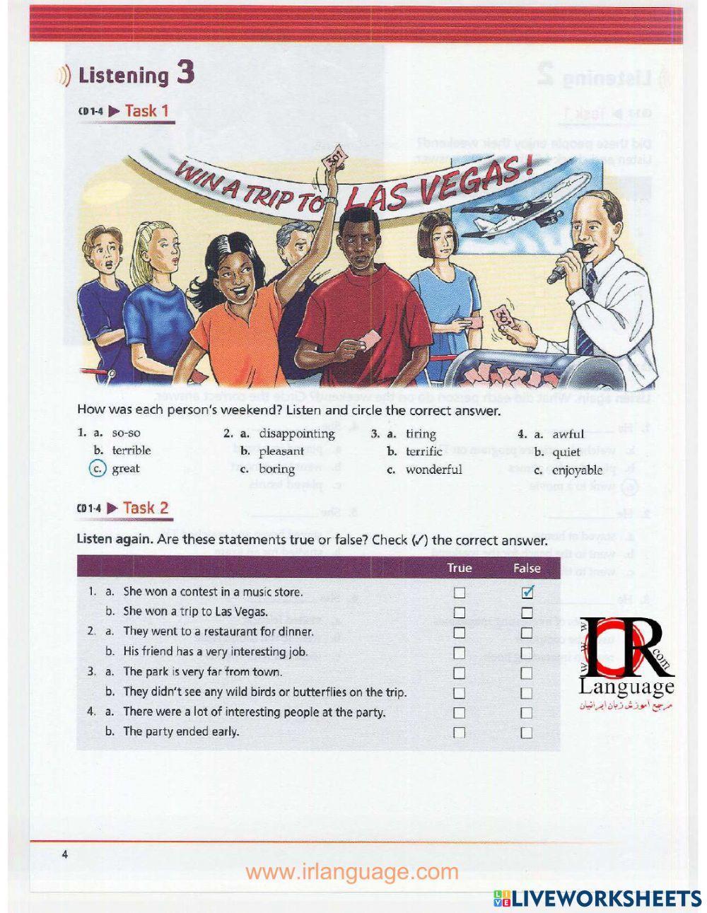 Tactics For Listening - Developing - U1