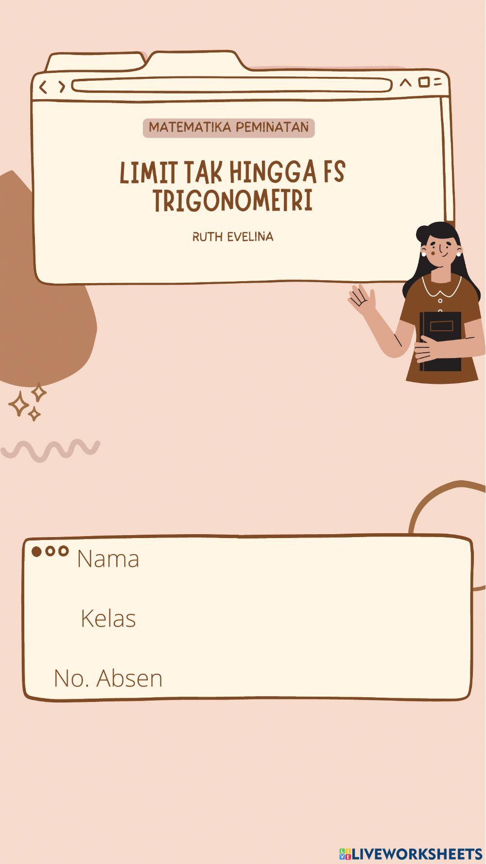 Limit tak hingga trigonometri