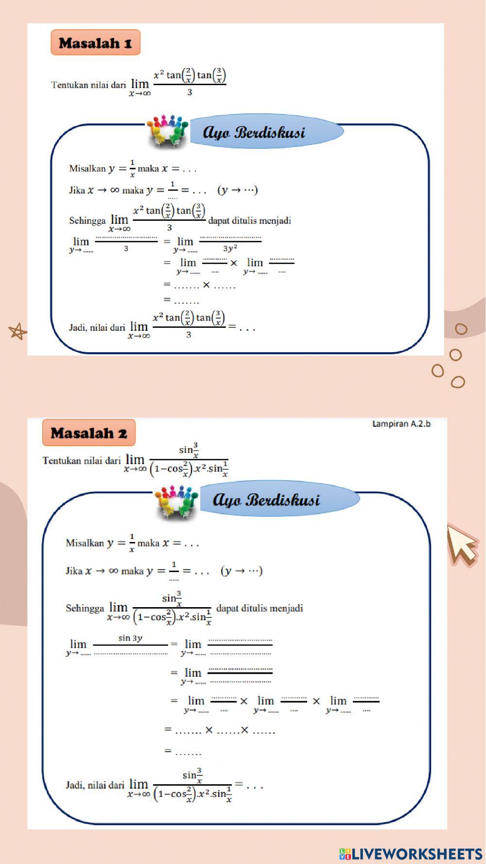 Limit tak hingga trigonometri