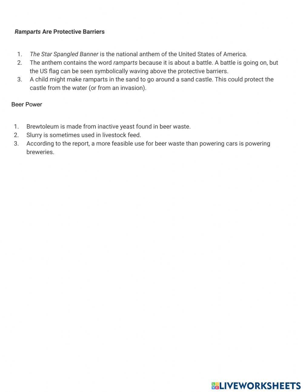 Making notes listening B2