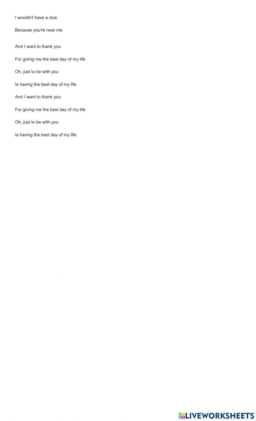 Song - Dido - Thank You