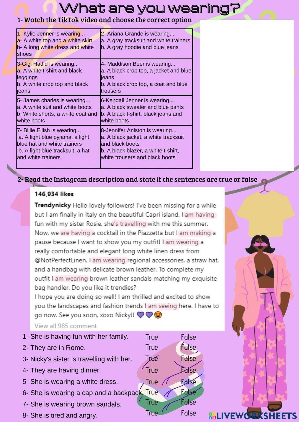 What are you wearing?