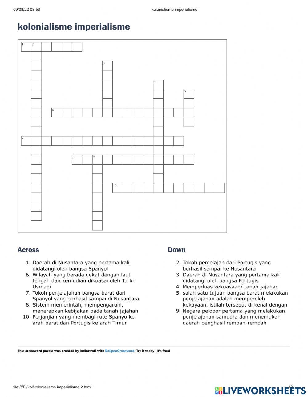 Kolonialisme Imperialisme