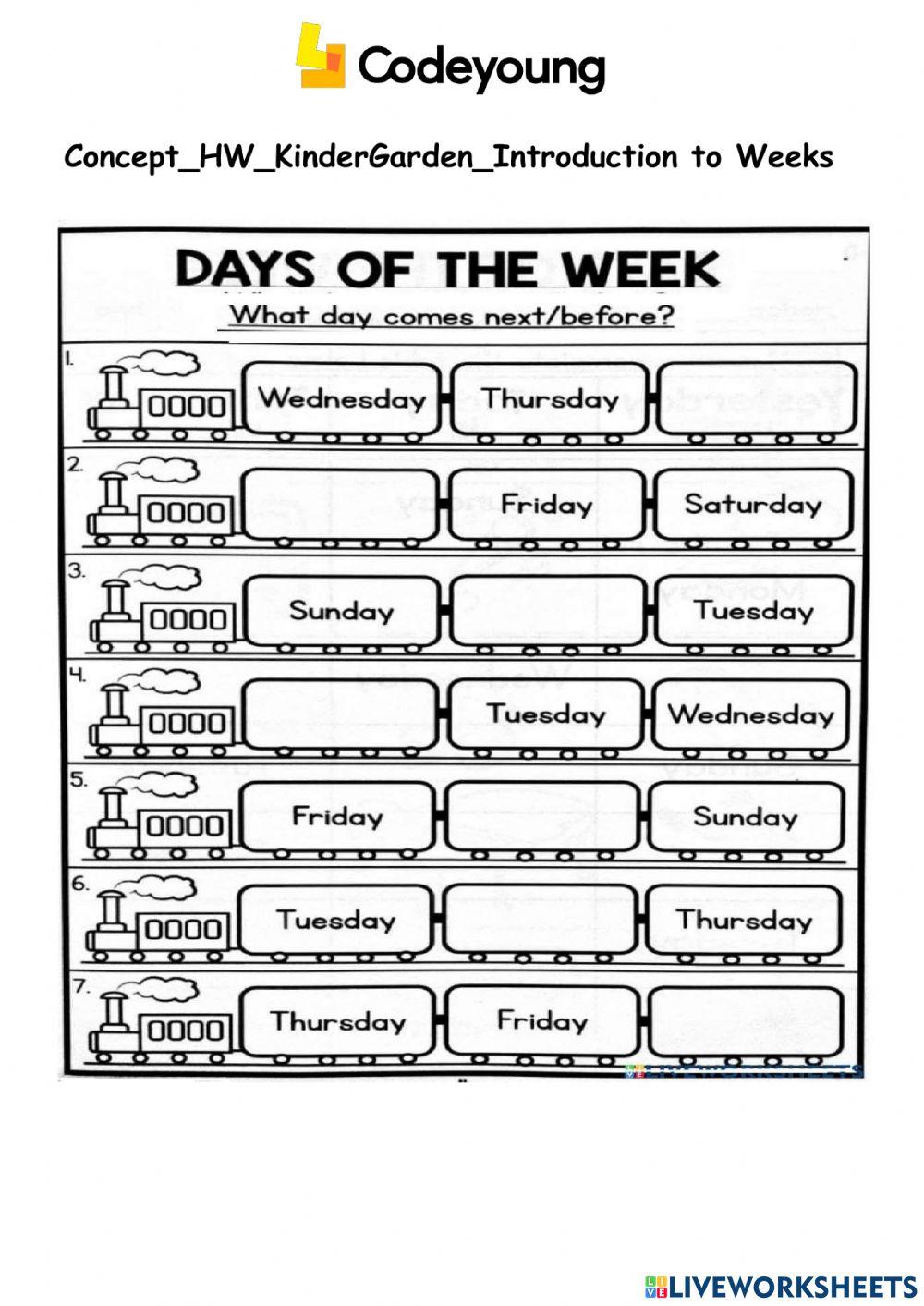 Days of week