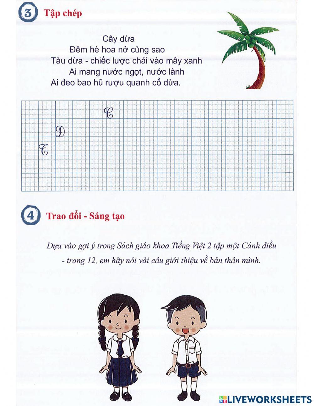 Tiếng Việt 2 - Tuần 1