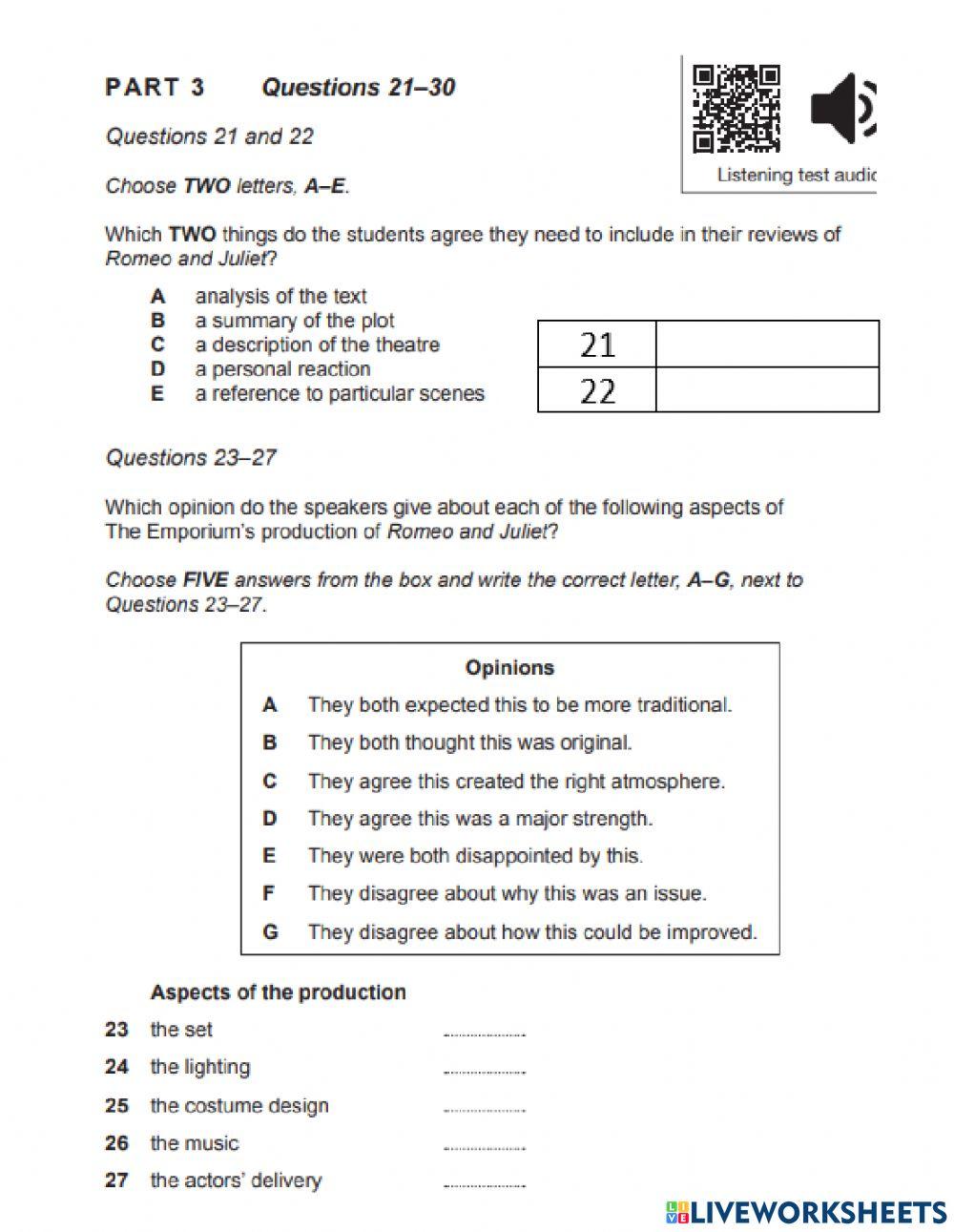 Cambridge 17 Test 2 Section 3