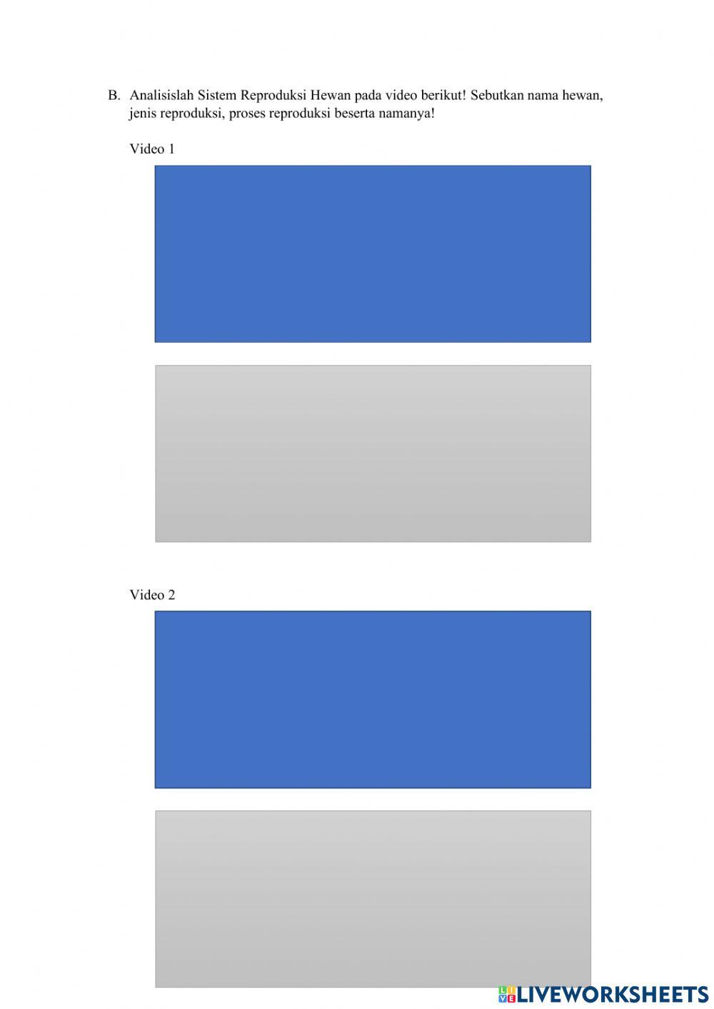 Sistem Reproduksi Hewan