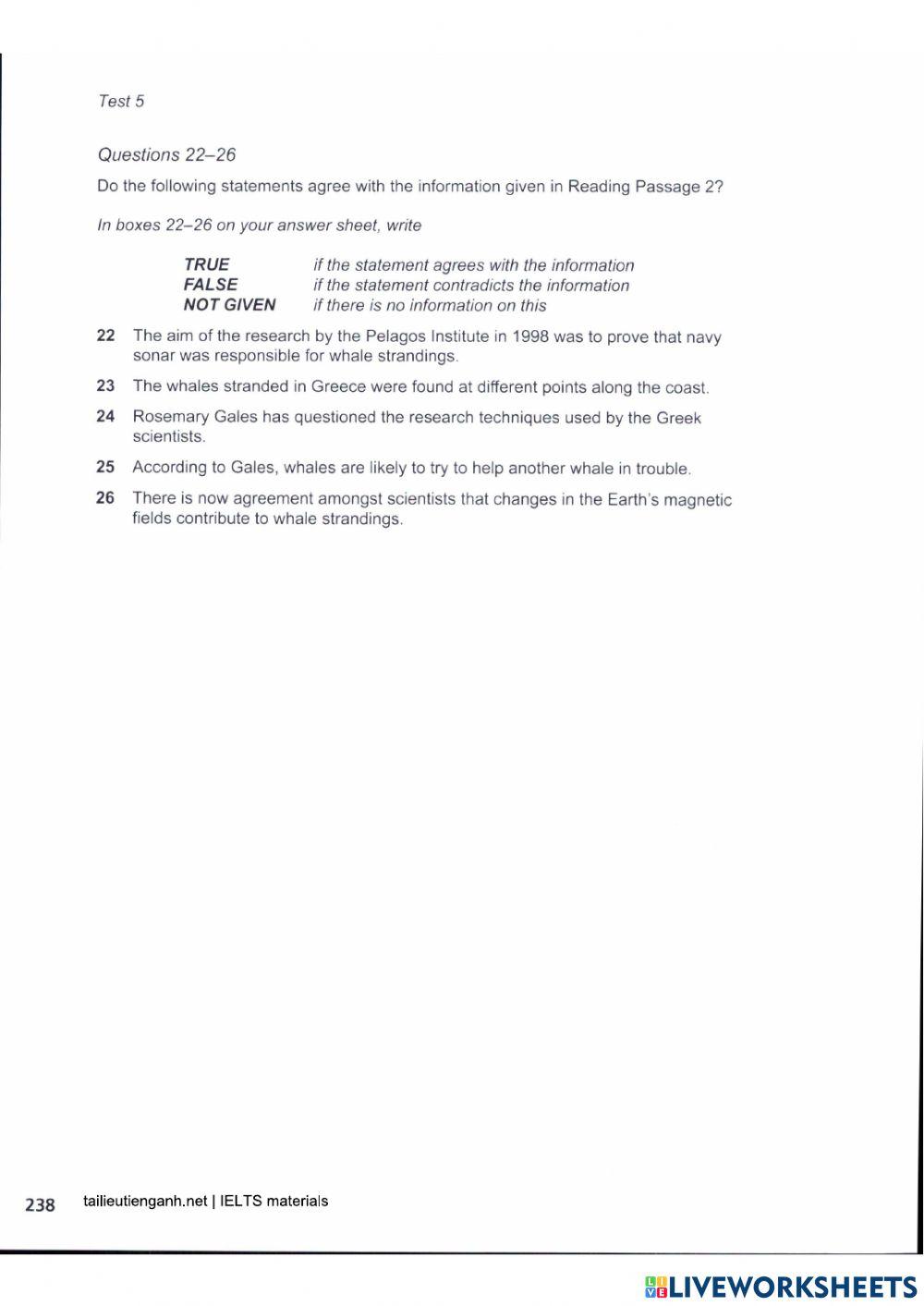 Official Test 05 - Reading 02