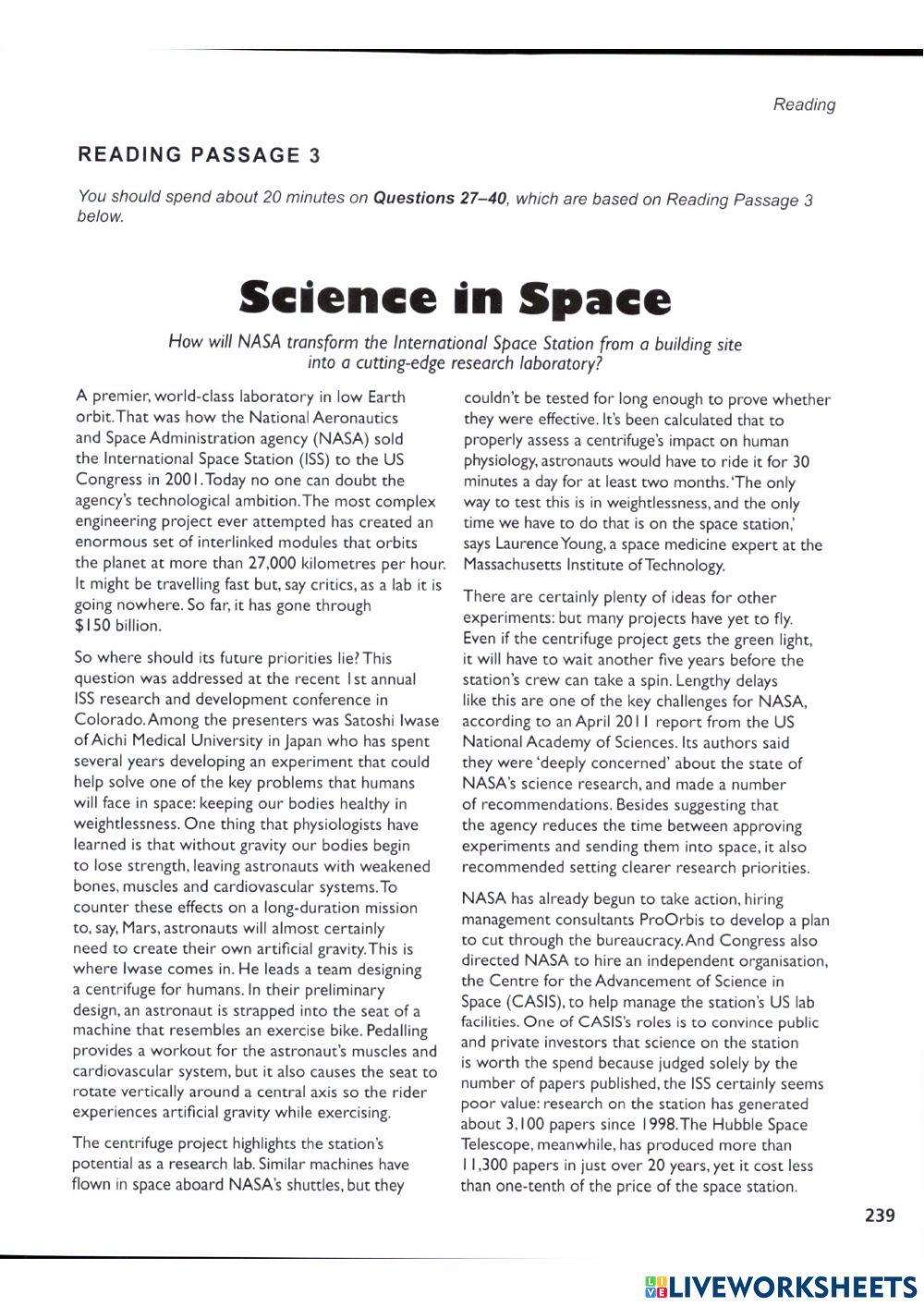 Official Test 05 - Reading 03