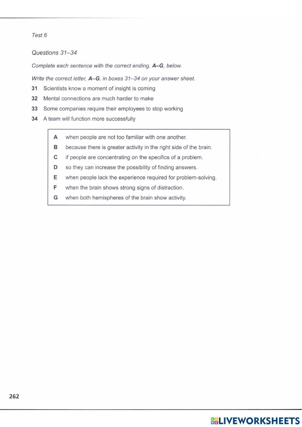 Official Test 06 - Reading 03
