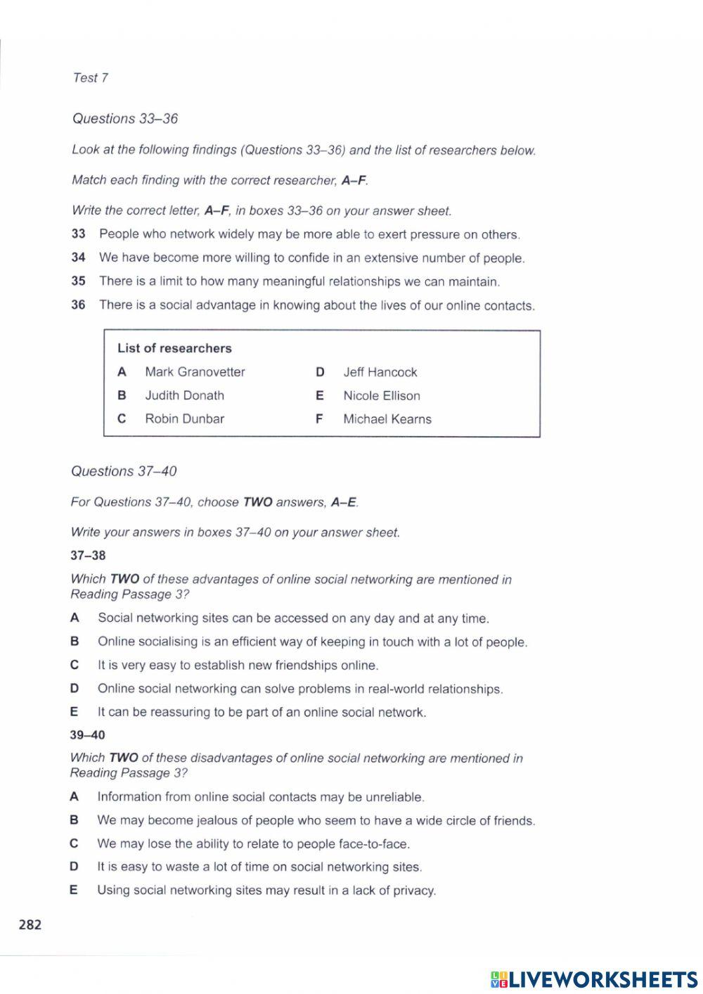 Official Test 07 - Reading 03