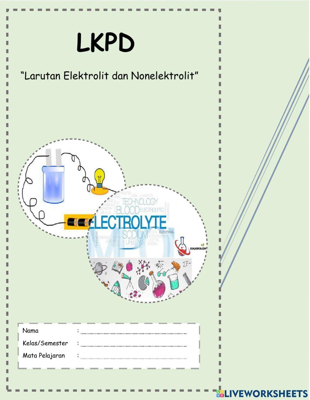 Penyebab Daya Hantar Listrik Larutan